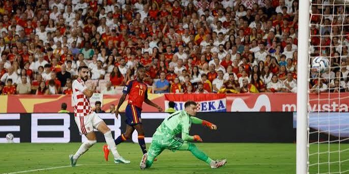 Lamine Yamal Cetak 2 Gol untuk Spanyol 