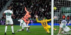 Lamine Yamal cetak gol untuk Barcelona