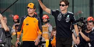 Lando Norris bersama George Russel