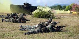 Latihan Militer pasukan Malaysia
