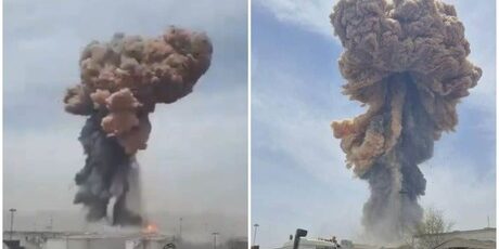 Ledakan besar di Pelabuhan Iran