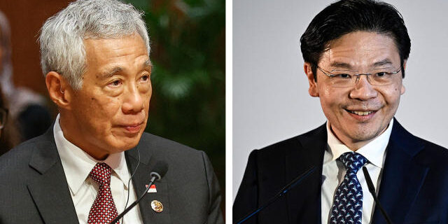 Lee Hsien Loong dan Lawrence Wong