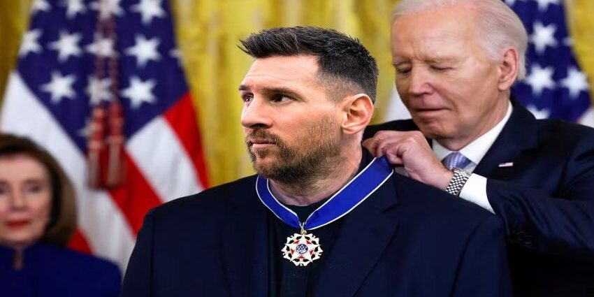 Lionel Messi dianugerahi Presidential Medal of Freedom