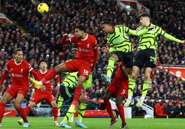 Liverpool dan Arsenal bermain imbang