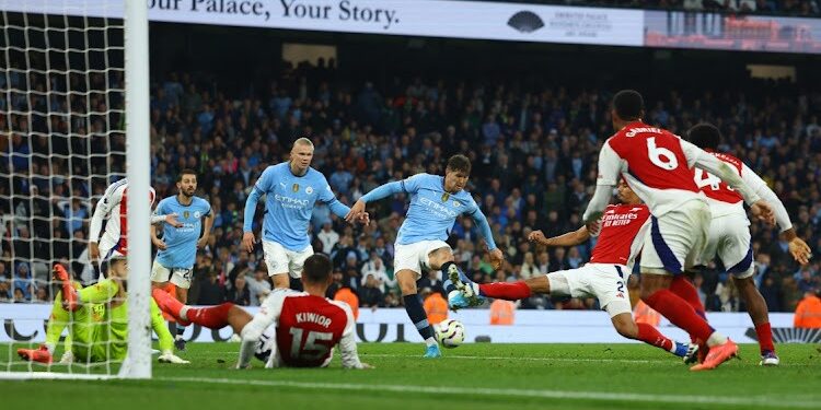 Manchester City bermain imbang lawan Arsenal