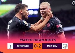 Manchester City mengalahkan Spurs 2-0