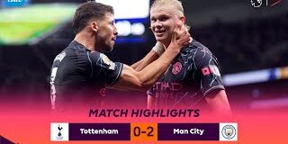 Manchester City mengalahkan Spurs 2-0