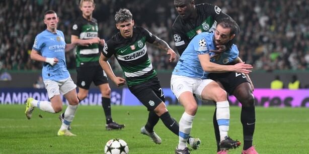 Manchester City mengalami kekalahan dari Sporting Lisbon