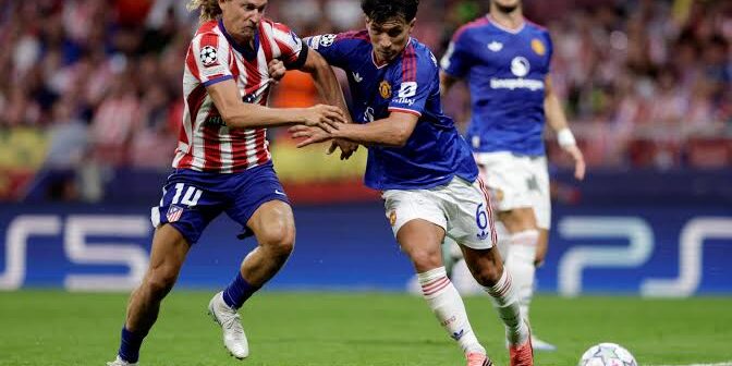 Manchester United mengalami kekalahan 0-2 dari Atletico Madrid