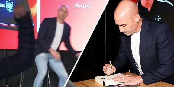 Mantan Ketua FA Spanyol, Luis Rubiales Dilempari Telur