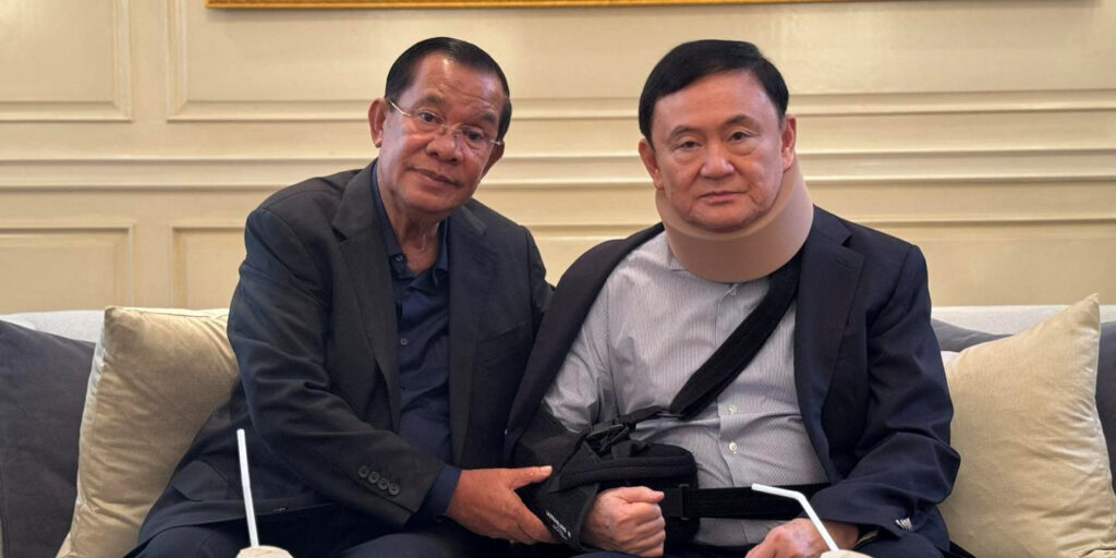 Mantan PM Thaksin Shinawatra dikunjungi Mantan Pemimpin Kamboja Hun Sen 