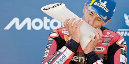 Marc Marquez dari Ducati raih kemenangan di Grand Prix Aragon