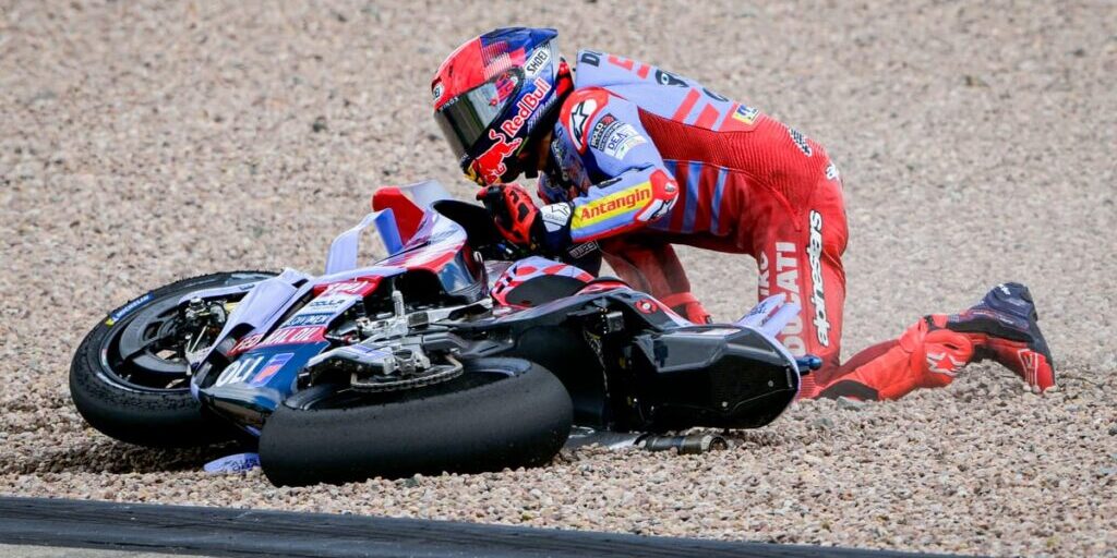 Marc Marquez, mengalami kecelakaan