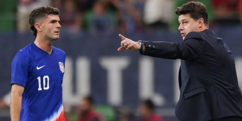 Mauricio Pochettino dengan Christian Pulisic