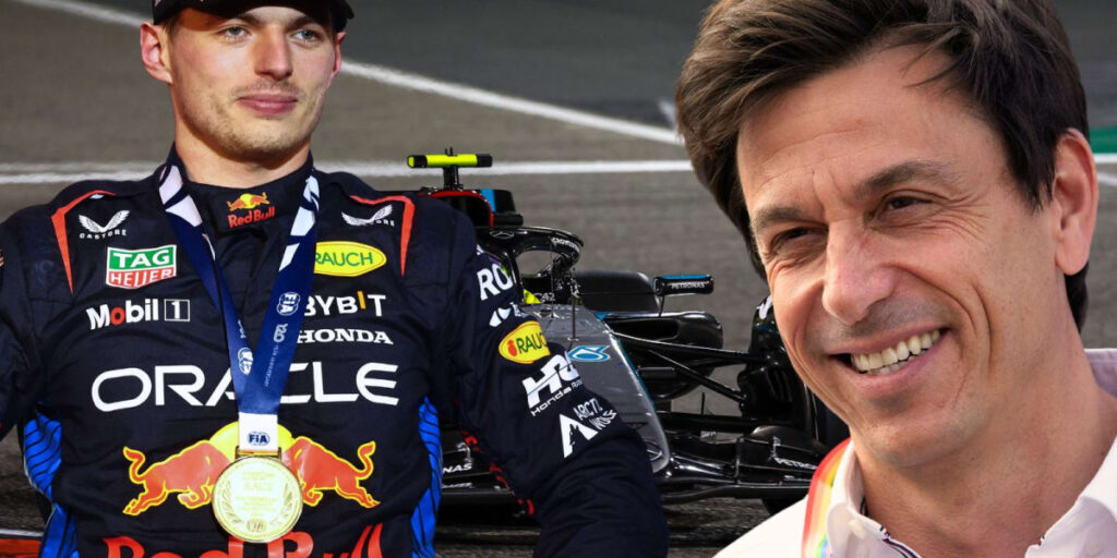 Max Verstappen dan Toto Wolff (Mercedes)