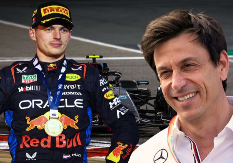 Max Verstappen dan Toto Wolff (Mercedes)