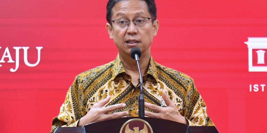Menteri Kesehatan Budi Gunadi Sadikin memberi keterangan pers di Kantor Presiden, Senin (2/1/2023).