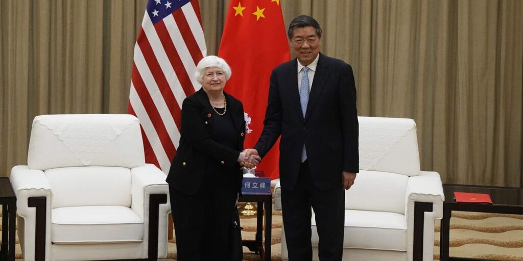 Menkeu Janet Yellen bertemu Wakil PM He Lifeng