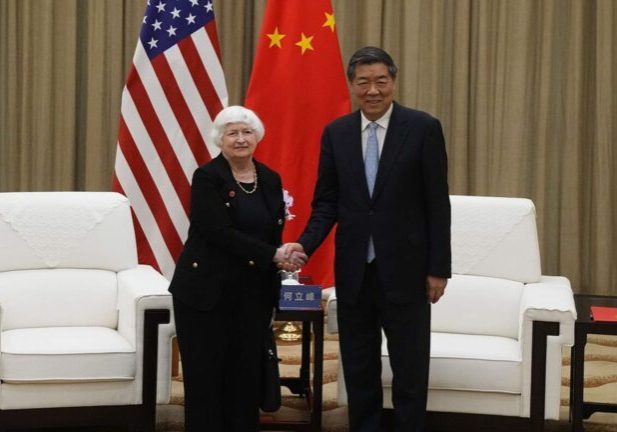 Menkeu Janet Yellen bertemu Wakil PM He Lifeng