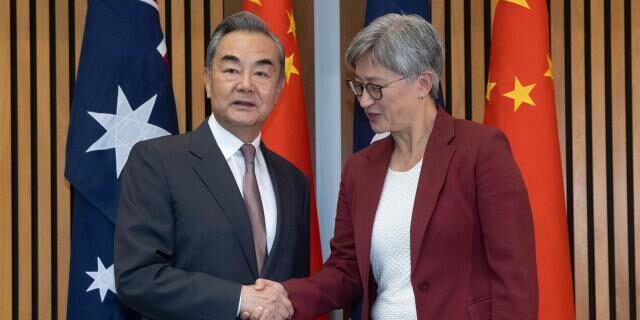 Menlu China Wang Yi dijamu Menlu Australia Penny Wong