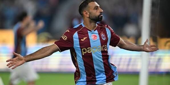 Mohamed Salah mencetak dua gol untuk Trabzonspor