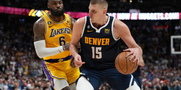 Nikola Jokic (Denver Nuggets) kontra LeBron James (LA Lakers)