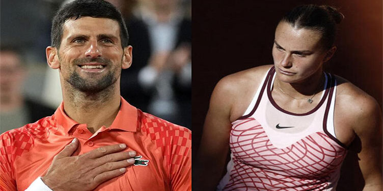 Novak Djokovic dan Aryna Sabalenka