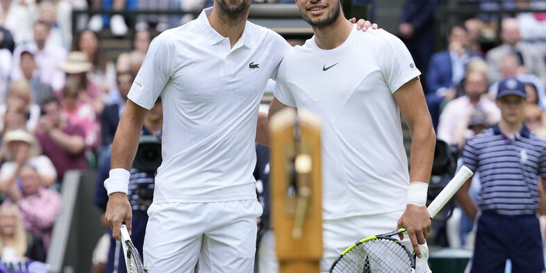 Novak Djokovic dan Carlos Alcaraz