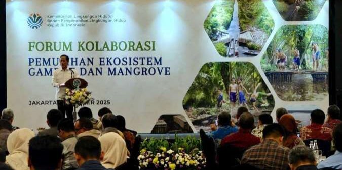 Kementerian LH Berkomitmen Pemulihan Ekosistem Gambut dan Mangrove. (Foto: Kementerian LH)