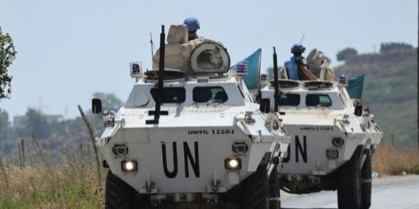 Personel UNIFIL berpatroli di Lebanon. (Foto: Repro Anadolu Agency)