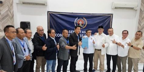 Hendry Ch Bangun secara resmi mendaftar sebagai calon Ketua Umum (Ketum) PWI Pusat


