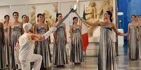 Obor Olimpiade Musim Dingin Milano-Cortina 2026 dinyalakan dalam ruangan