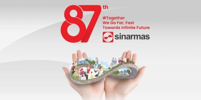 Logo ulang tahun ke-87 Sinarmas

