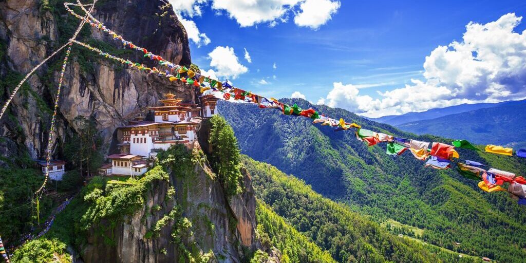Pemandangan Indah di Bhutan