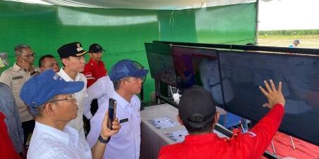 Pusat kendali (situation room) mengirim laporan ke pos terdekat agar melakukan verifikasi lapangan