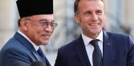 PM Anwar Ibrahim bersama Presiden Macron