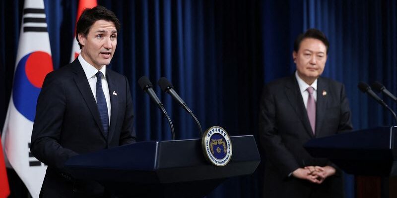 PM Justin Trudeau bertemu Presiden Yoon Suk Yeol