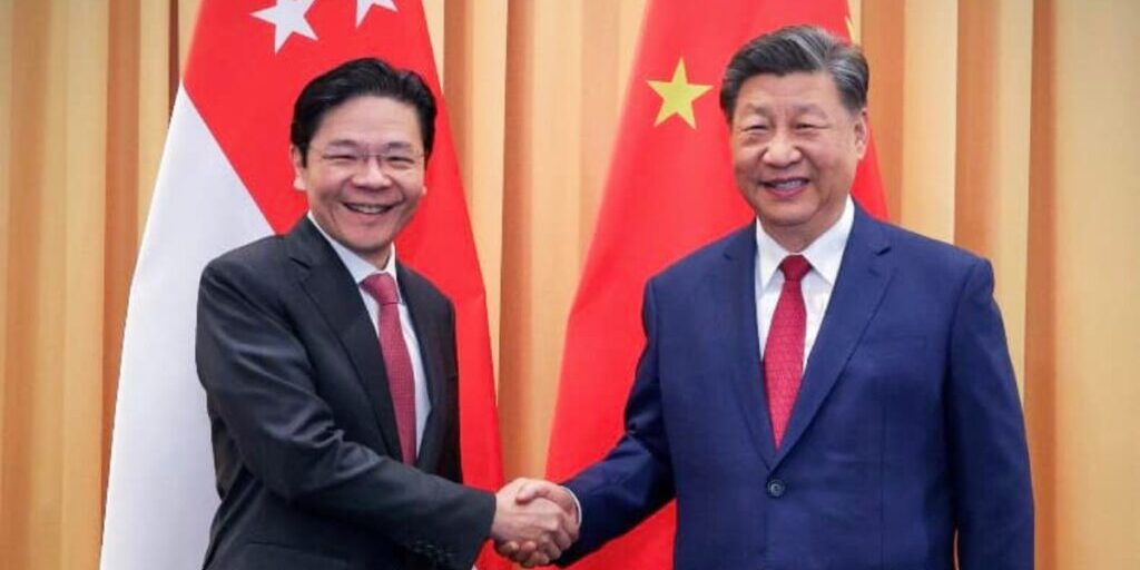 PM Lawrence Wong bertemu Presiden Xi Jinping