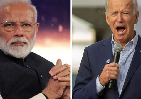 PM Narendra Modi dan Presiden Joe Biden 