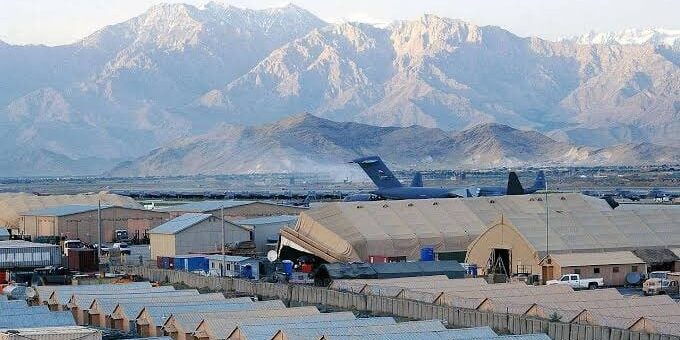 Pangkalan Udara Bagram di Afghanistan