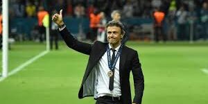 Pelatih Paris St Germain Luis Enrique 
