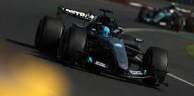 Pembalap Mercedes George Russell