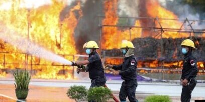 Pemusnahan Narkota Sitaan dengan membakar