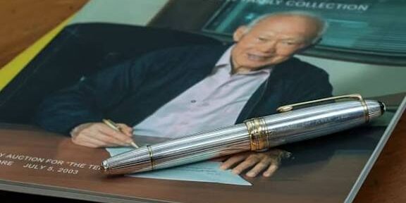 Pena Montblanc Lee Kuan Yew Dilelang 