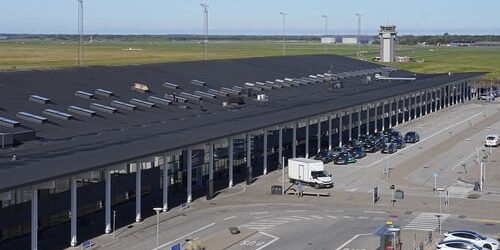 Penampakan Drone di Pangkalan Militer terbesar Denmark