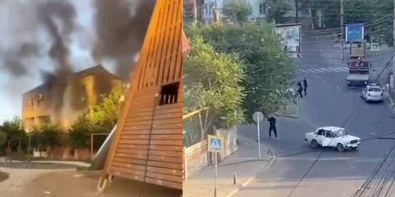 Penembakan di Dagestan dan Sinagoge dibakar
