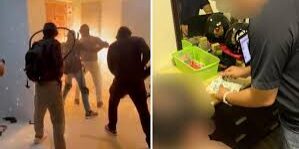 Penggerebekan Polisi terhadap Perjudian Daring Ilegal