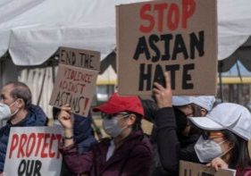 Pengunjuk rasa berupaya mengakhiri Anti-Asia di AS