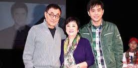 Penulis lagu Taiwan terkenal Liu Chia-chang dan mantan istri Chen Chen serta putra Jeremy Liu