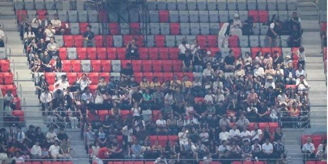 Penyelenggara Asian Games Tidak Puas banyak kursi kosong